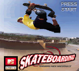 MTV Sports - Skateboarding Title Screen